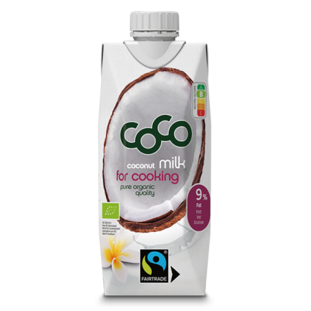 COCONUT MILK - NAPÓJ KOKOSOWY DO GOTOWANIA BEZ DODATKU CUKRÓW BIO 500 ml - COCO (DR MARTINS)