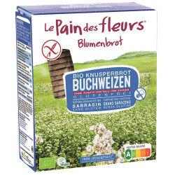 PIECZYWO CHRUPKIE GRYCZANE BEZ DODATKU SOLI I CUKRU BEZGLUTENOWE BIO 150 g - LE PAIN DES FLEURS