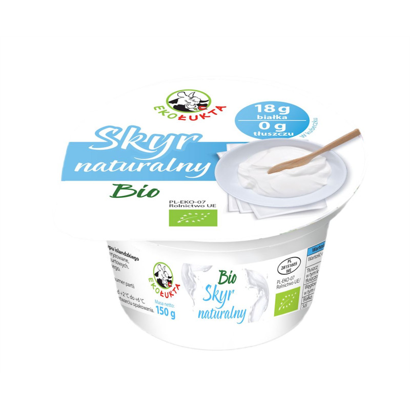 JOGURT SKYR TYPU ISLANDZKIEGO NATURALNY BIO 150 g - EKO ŁUKTA