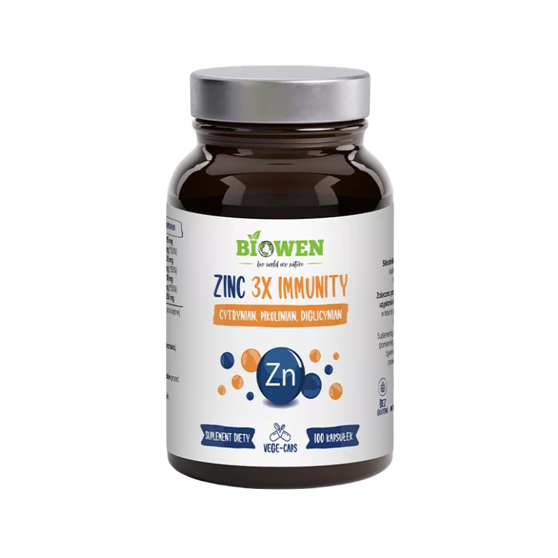 CYNK 3X IMMUNITY BEZGLUTENOWY 100 KAPSUŁEK - HEMPKING (BIOWEN)