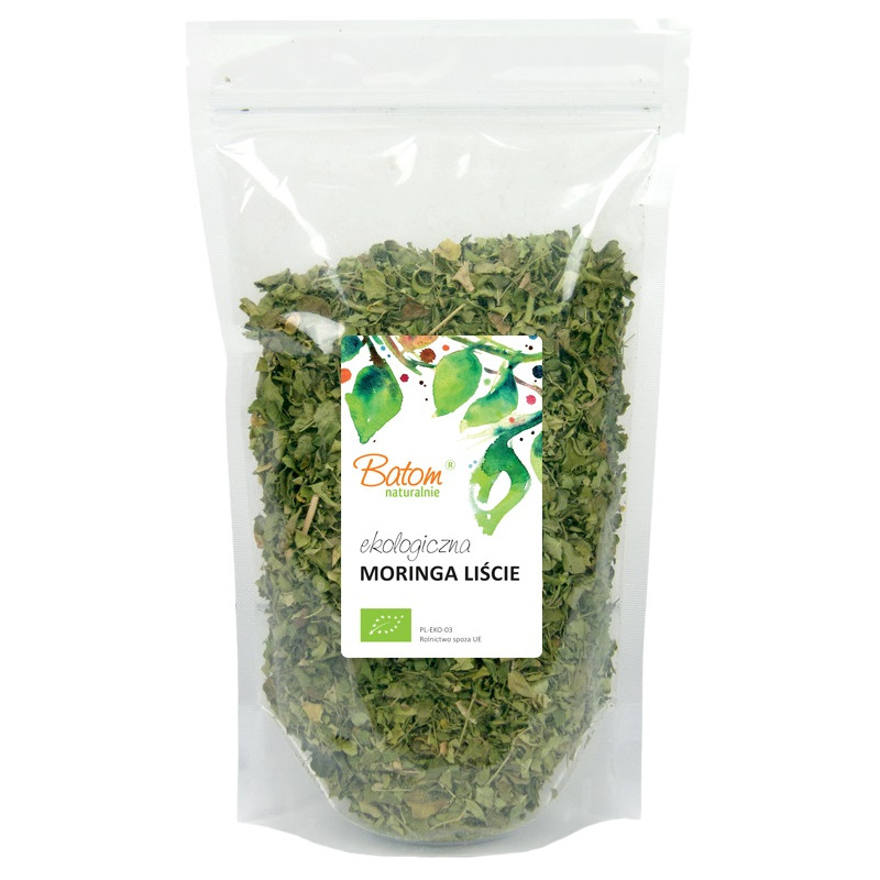 HERBATKA LIŚĆ MORINGI BIO 100 g - BATOM