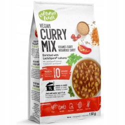 MIESZANKA NA DANIE CURRY WEGAŃSKIE BEZGLUTENOWE 130 g - CULTURED FOODS