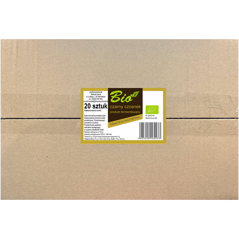 OPAKOWANIE ZBIORCZE (szt) - CZARNY CZOSNEK BIO - PRZETWORY Z NATURY