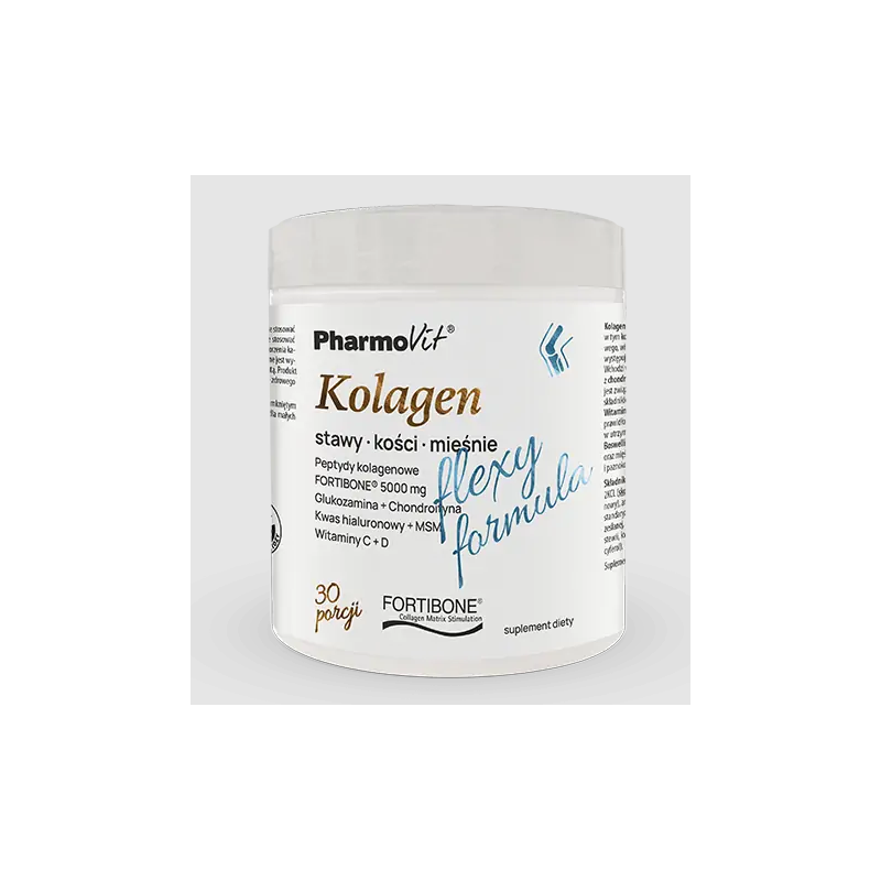 KOLAGEN O SMAKU BANANOWYM FLEXY FORMULA 196 g - PHARMOVIT