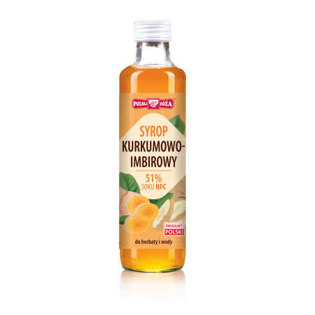 SYROP KURKUMOWO - IMBIROWY 250 ml - POLSKA RÓŻA