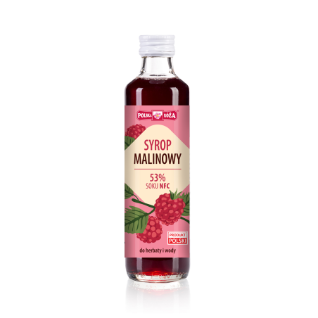 SYROP MALINOWY 250 ml - POLSKA RÓŻA