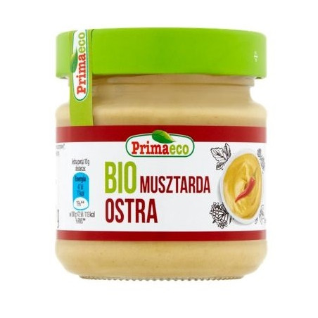 MUSZTARDA OSTRA BIO 170 g - PRIMAVIKA (PRIMAECO)