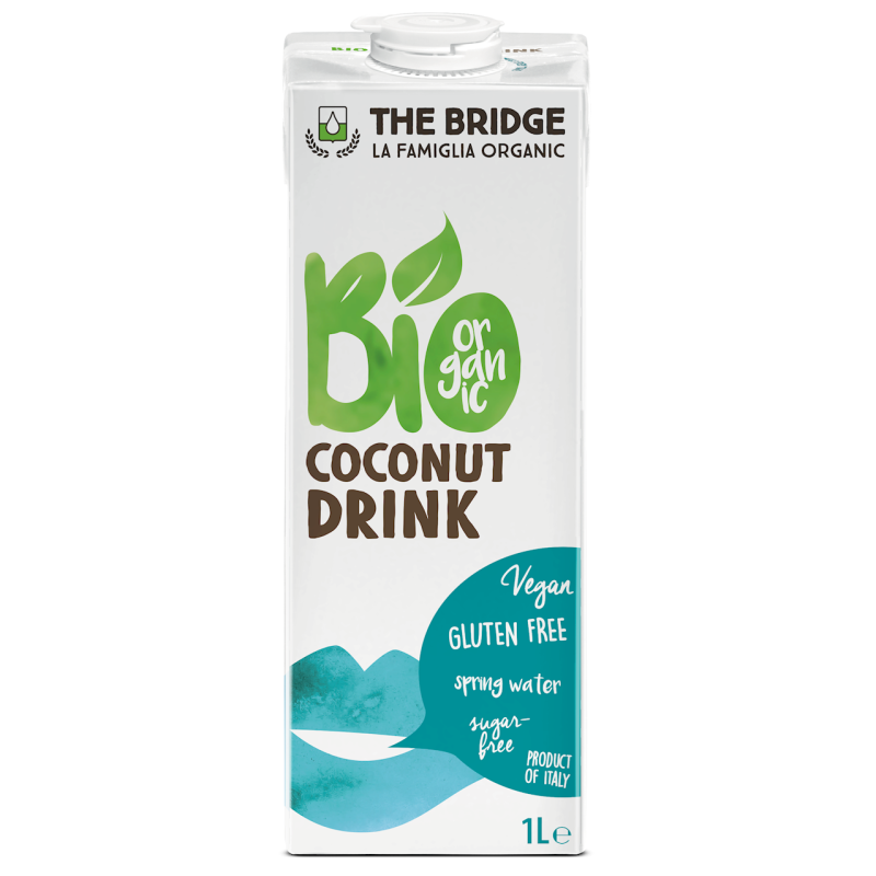 NAPÓJ KOKOSOWY BEZ DODATKU CUKRÓW BEZGLUTENOWY BIO 1 L - THE BRIDGE