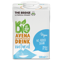 NAPÓJ OWSIANY BEZ DODATKU CUKRÓW BIO 500 ml - THE BRIDGE