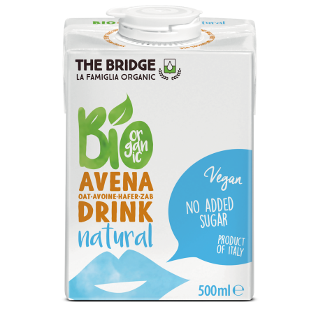 NAPÓJ OWSIANY BEZ DODATKU CUKRÓW BIO 500 ml - THE BRIDGE