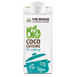 KREM KOKOSOWY DO GOTOWANIA BEZ DODATKU CUKRÓW BEZGLUTENOWY BIO 200 ml - THE BRIDGE