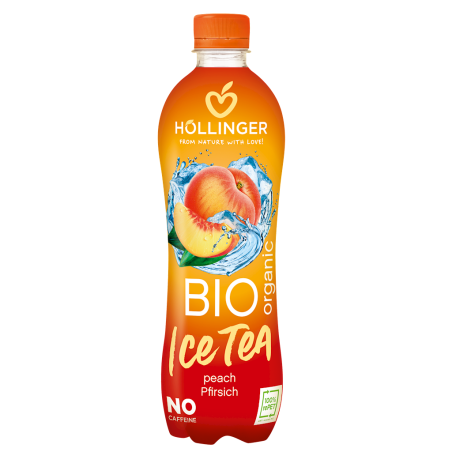 NAPÓJ ICE TEA O SMAKU BRZOSKWINIOWYM BIO 500 ml - HOLLINGER