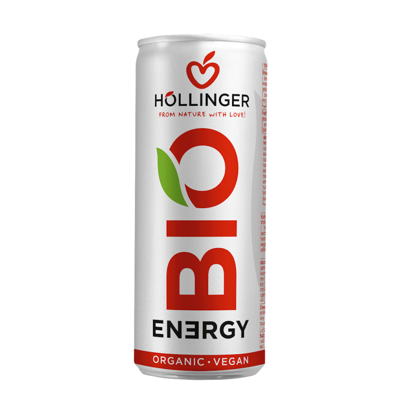NAPÓJ ENERGETYZUJĄCY O SMAKU JABŁKO - JEŻYNA BIO 250 ml - HOLLINGER