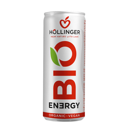 NAPÓJ ENERGETYZUJĄCY O SMAKU JABŁKO - JEŻYNA BIO 250 ml - HOLLINGER