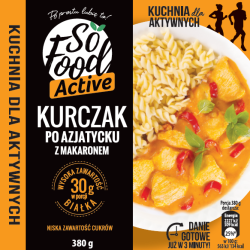 KURCZAK PO MEKSYKAŃSKU Z RYŻEM 380 g - SO FOOD (ACTIVE)