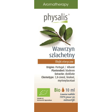 OLEJEK ETERYCZNY WAWRZYN SZLACHETNY BIO 10 ml - PHYSALIS