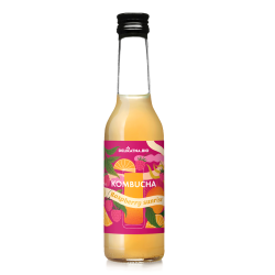 KOMBUCHA KOKTAJLOWA RASPBERRY SUNRISE BIO 270 ml - DELIKATNA (ZAKWASOWNIA)