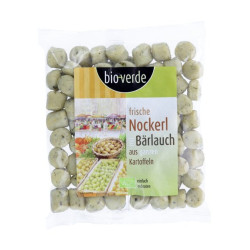 KOPYTKA ŚWIEŻE Z CZOSNKIEM NIEDŹWIEDZIM BIO 400 g - BIO VERDE