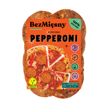 PEPPERONI ROŚLINNE 100 g - BEZMIĘSNY