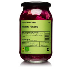 SURÓWKA PELUSTKA Z KAPUSTY I BURAKA BIO 900 g (600 g) - DELIKATNA (ZAKWASOWNIA)