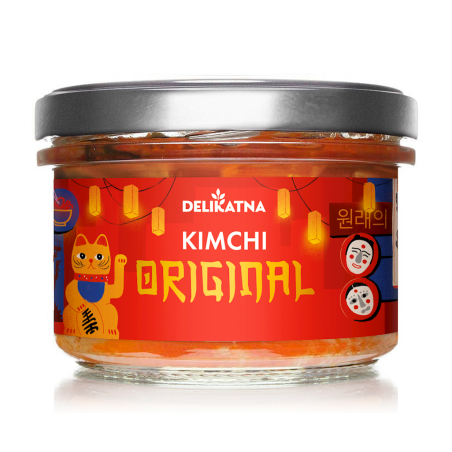 KIMCHI ORIGINAL 200 g - DELIKATNA (ZAKWASOWNIA)