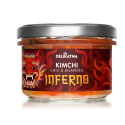 KIMCHI INFERNO 200 g - DELIKATNA (ZAKWASOWNIA)