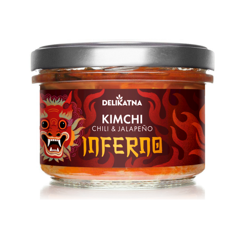 KIMCHI INFERNO 200 g - DELIKATNA (ZAKWASOWNIA)