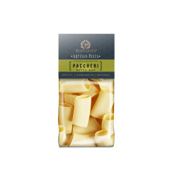 MAKARON (SEMOLINOWY) PACCHERI RURKA 300 g - BARTOLINI (ARTISAN PASTA)