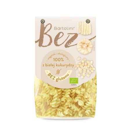 MAKARON (Z BIAŁEJ KUKURYDZY) ŚWIDERKI BEZGLUTENOWY BIO 250 g - BARTOLINI