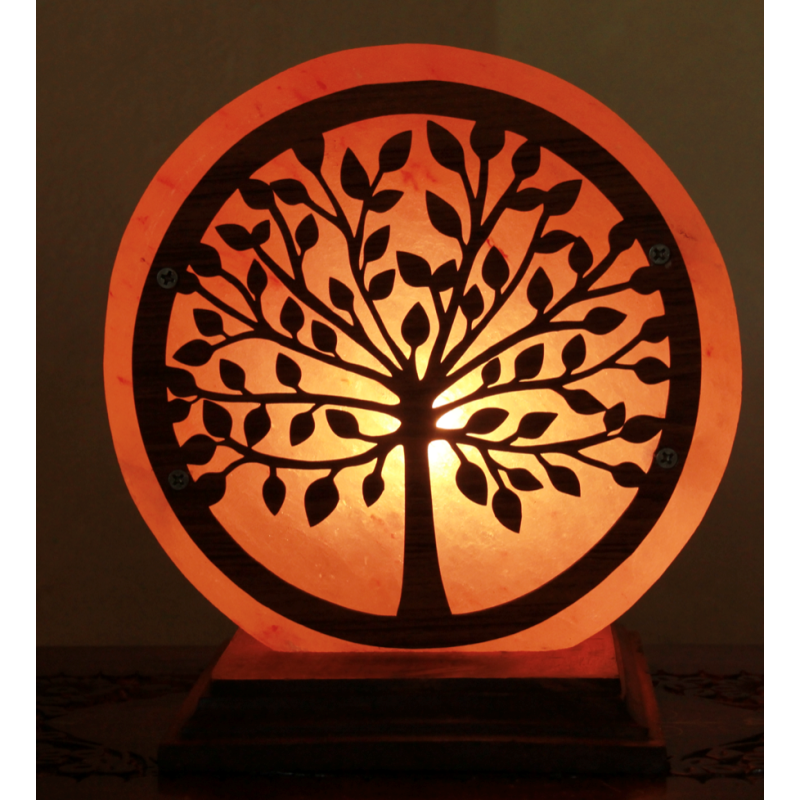 LAMPA SOLNA W MOTYWEM DRZEWA 5,3 kg - HIMALAYAN SALT