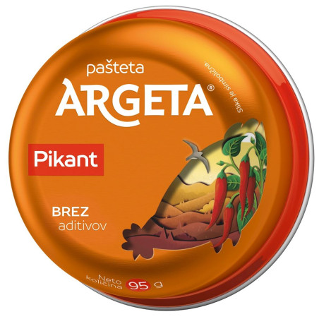 PASTA Z KURCZAKA PIKANTNA 95 g - ARGETA