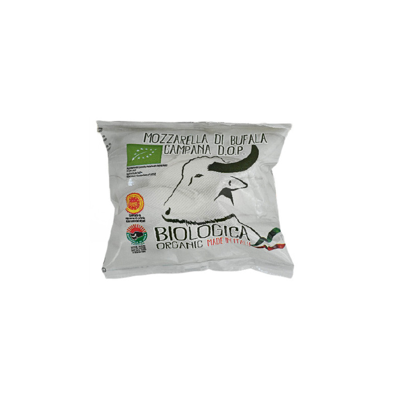MOZZARELLA DI BUFALA (Z MLEKA BAWOLEGO) KULKA BIO 250 g (125 g) - BIOLOGICA