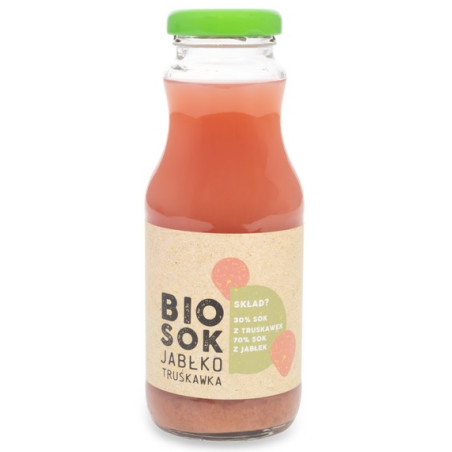 SOK JABŁKOWO - TRUSKAWKOWY NFC BIO 250 ml - OWOCOWE SMAKI