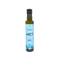 OLEJ KOKOSOWY MCT KETO BEZGLUTENOWY BIO 250 ml - PIĘĆ PRZEMIAN