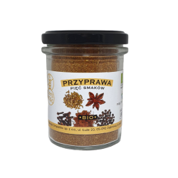 PRZYPRAWA PIĘĆ SMAKÓW BEZGLUTENOWA BIO 80 g - PIĘĆ PRZEMIAN