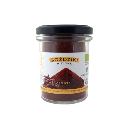 GOŹDZIKI MIELONE BEZGLUTENOWE BIO 65 g - PIĘĆ PRZEMIAN