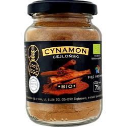 CYNAMON CEJLOŃSKI LASKA BEZGLUTENOWY BIO 45 g - PIĘĆ PRZEMIAN