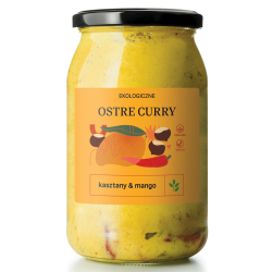CURRY OSTRE Z MANGO I KASZTANAMI BIO 900 ml - DELIKATNA (ZAKWASOWNIA)