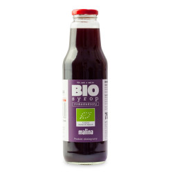 SYROP Z MALIN NISKOSŁODZONY BIO 750 ml - KAMIONNA