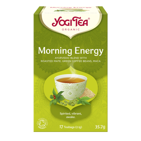 HERBATKA PORANNA ENERGIA (MORNING ENERGY) BIO (17 x 2,1 g) 35,7 g - YOGI TEA