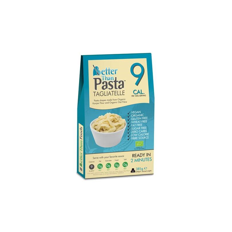 MAKARON (KONJAC) TAGLIATELLE BEZGLUTENOWY BIO 385 g (300 g) - BETTER THAN FOODS
