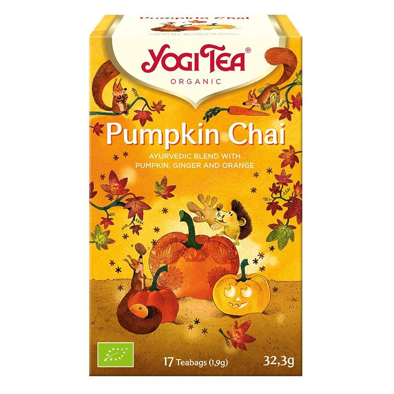 HERBATKA DYNIOWA (PUMPKIN CHAI) BIO (17 x 1,9 g) 32,3 g - YOGI TEA
