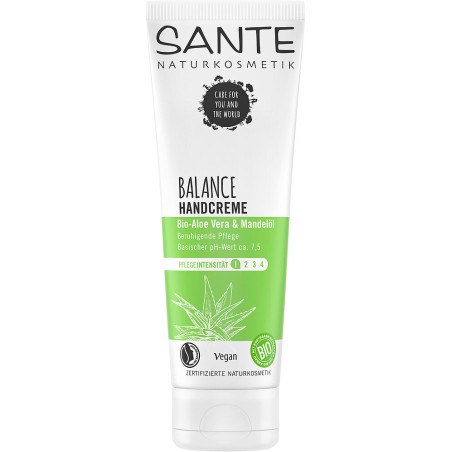 KREM DO RĄK ALOES I OLEJEK MIGDAŁOWY ECO 75 ml - SANTE