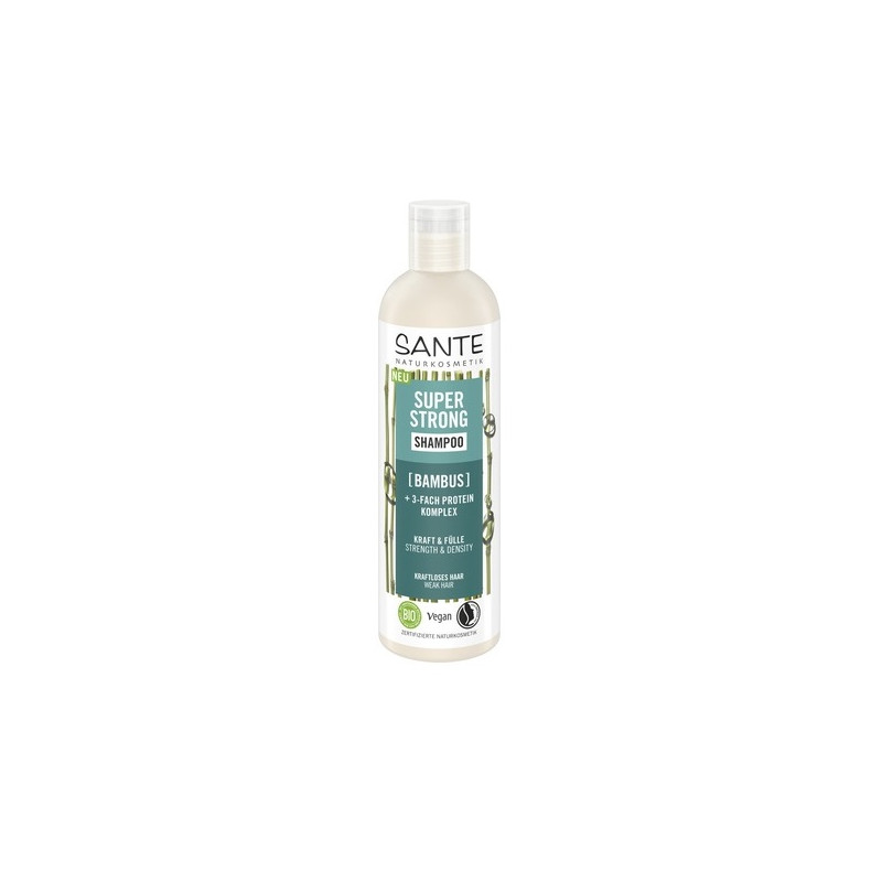 SZAMPON WZMACNIAJĄCY DO WŁOSÓW SŁABYCH I ŁAMLIWYCH BAMBUS I KOMPLEKS PROTEINOWY ECO 250 ml - SANTE