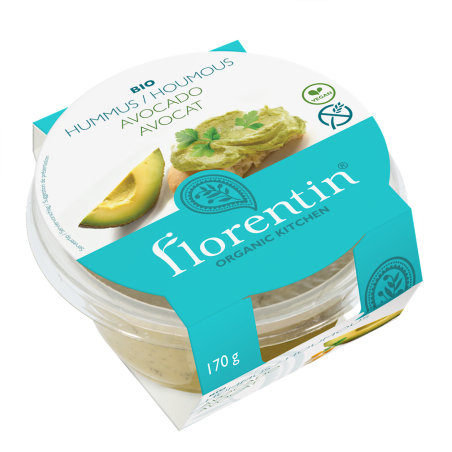 HUMMUS Z AWOKADO BEZGLUTENOWY BIO 170 g - FLORENTIN