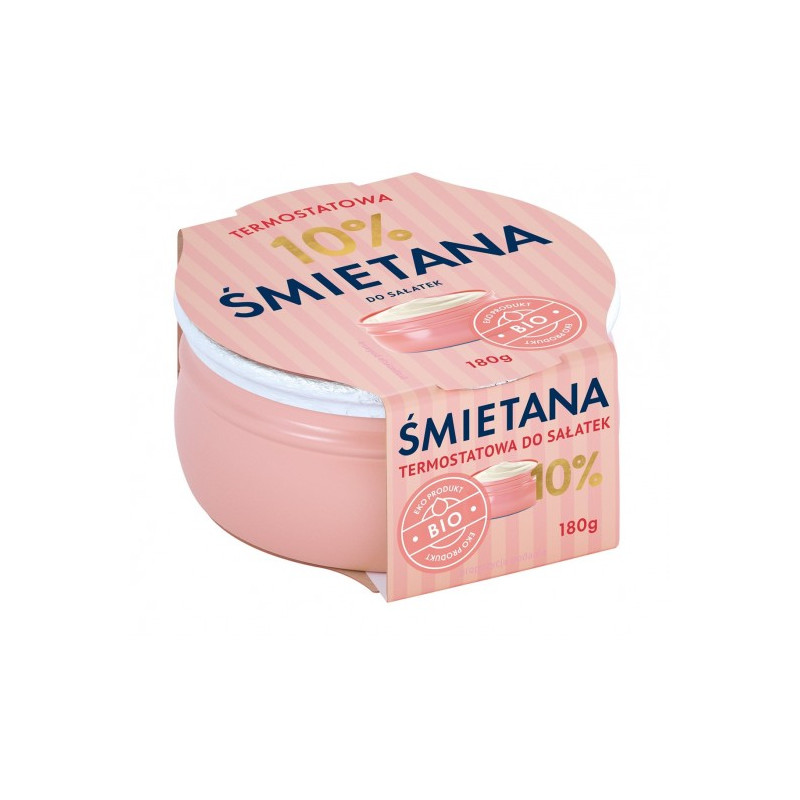 ŚMIETANA TERMOSTATOWA 10 % BIO 180 g - YÖMLEKO