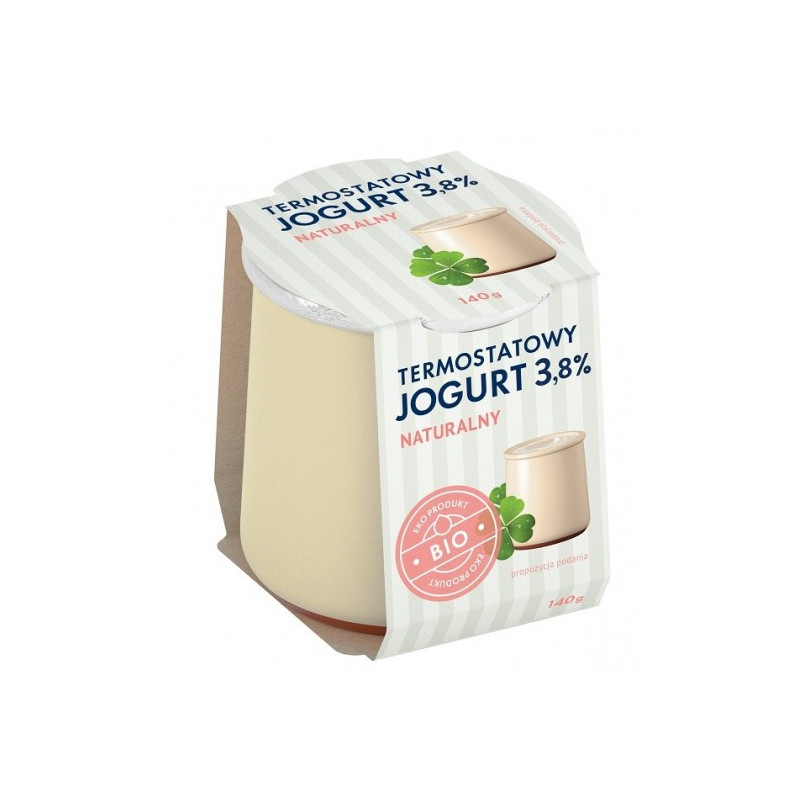 JOGURT TERMOSTATOWY NATURALNY 3,8 % BIO 140 g - YÖMLEKO