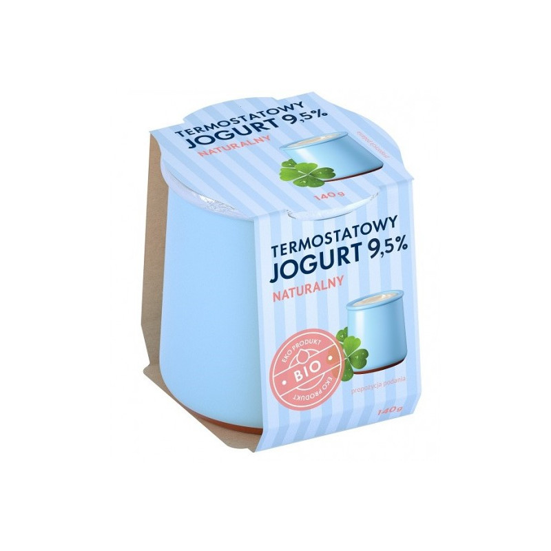 JOGURT TERMOSTATOWY NATURALNY 9,5 % BIO 140 g - YÖMLEKO