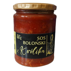 SOS BOLOŃSKI Z KRÓLIKA BEZGLUTENOWY 500 g - AMCIU