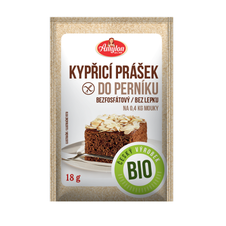 PROSZEK DO PIECZENIA PIERNIKA BEZGLUTENOWY BIO 18 g - AMYLON (PRODUKT SEZONOWY)